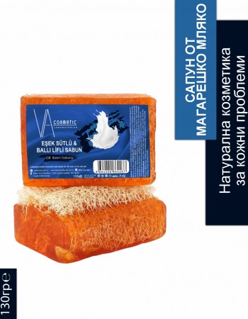 VA COSMETIC МАГАРЕШКО МЛЯКО МЕД САПУН ФИБРИ